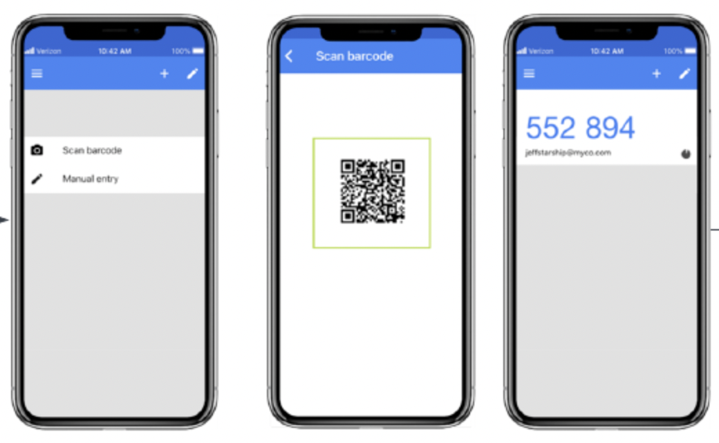 Authenticator App flow example